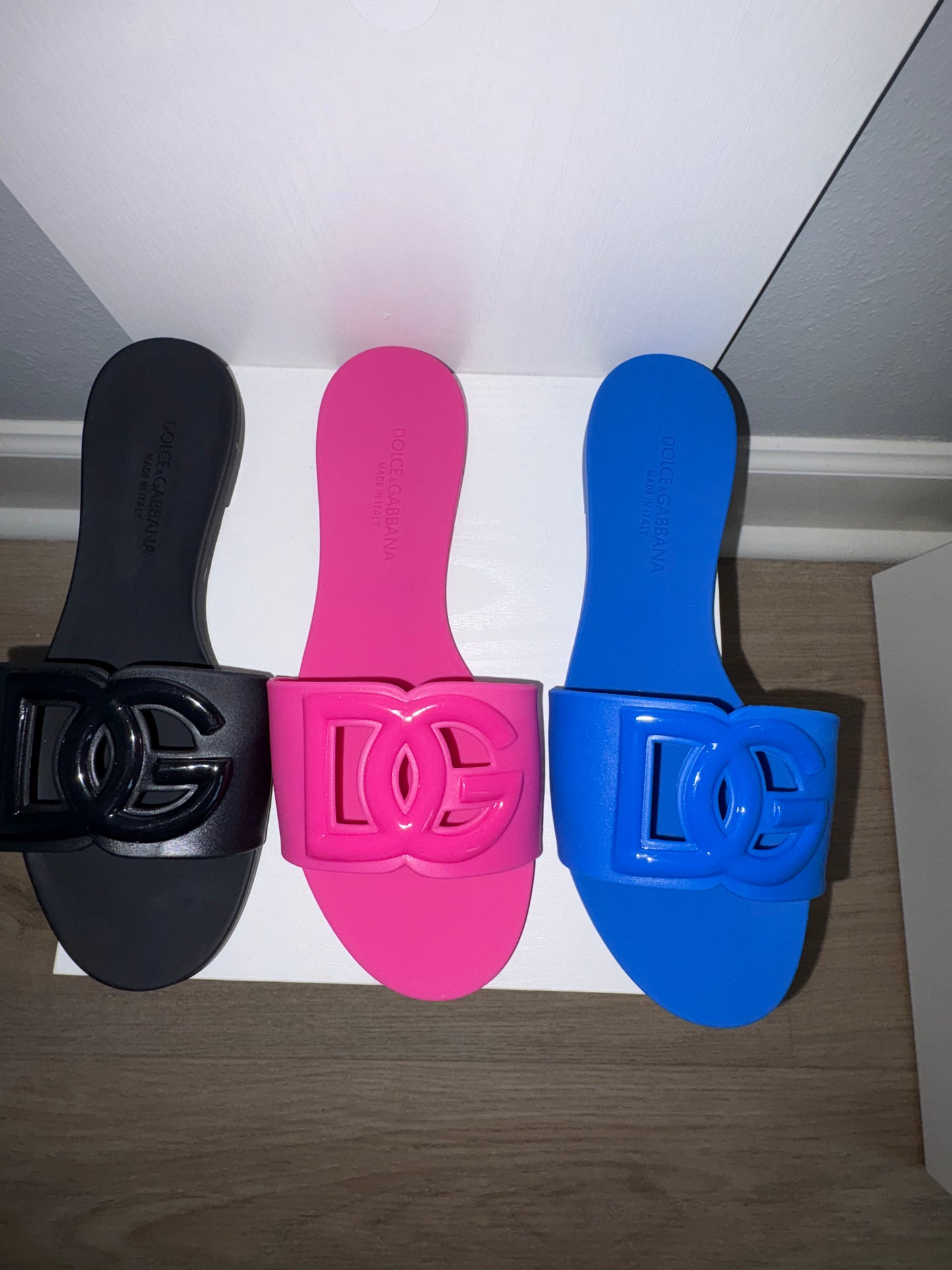 Dupe pink d&g sandals