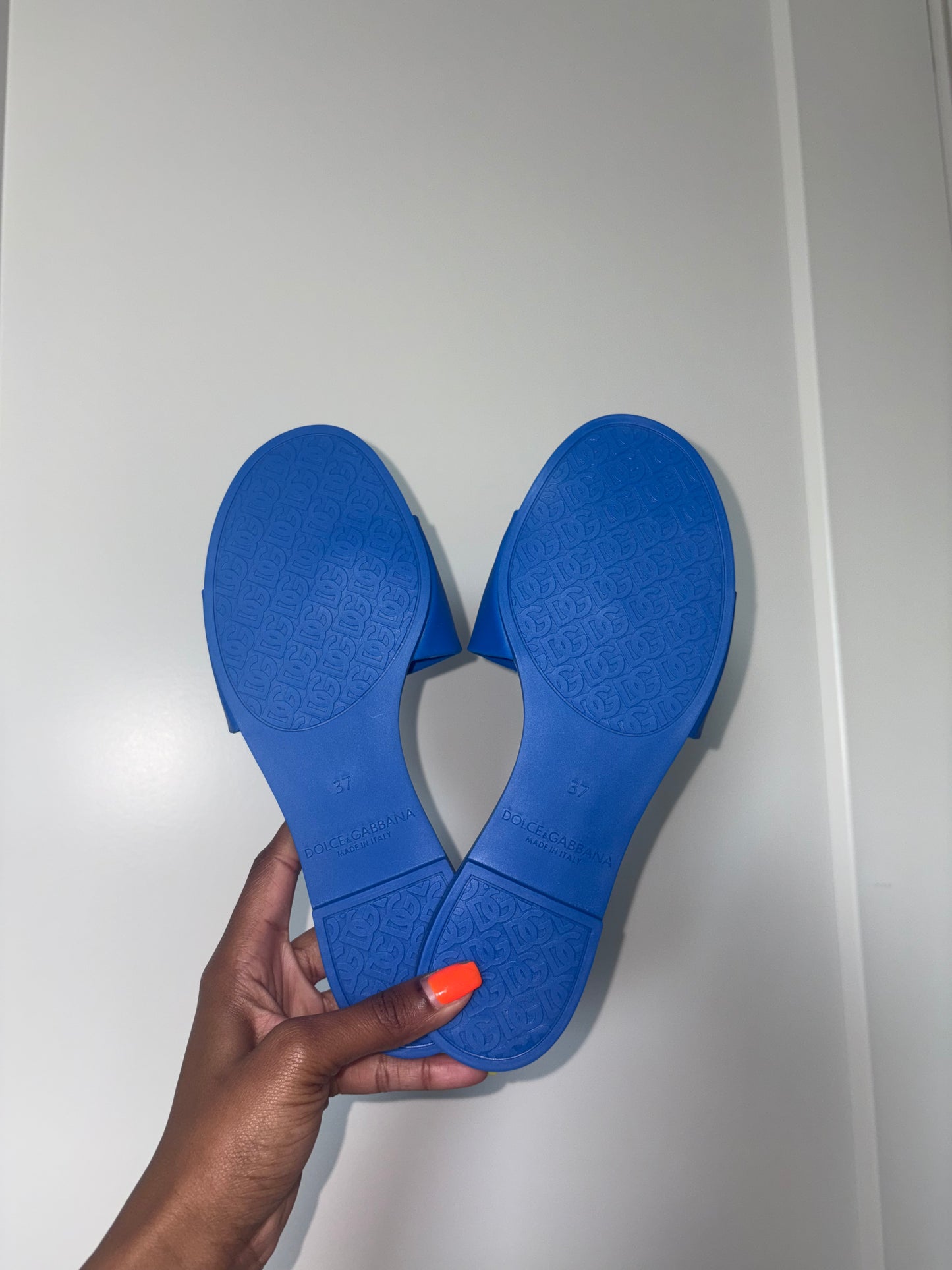 Dupe blue d&g sandals