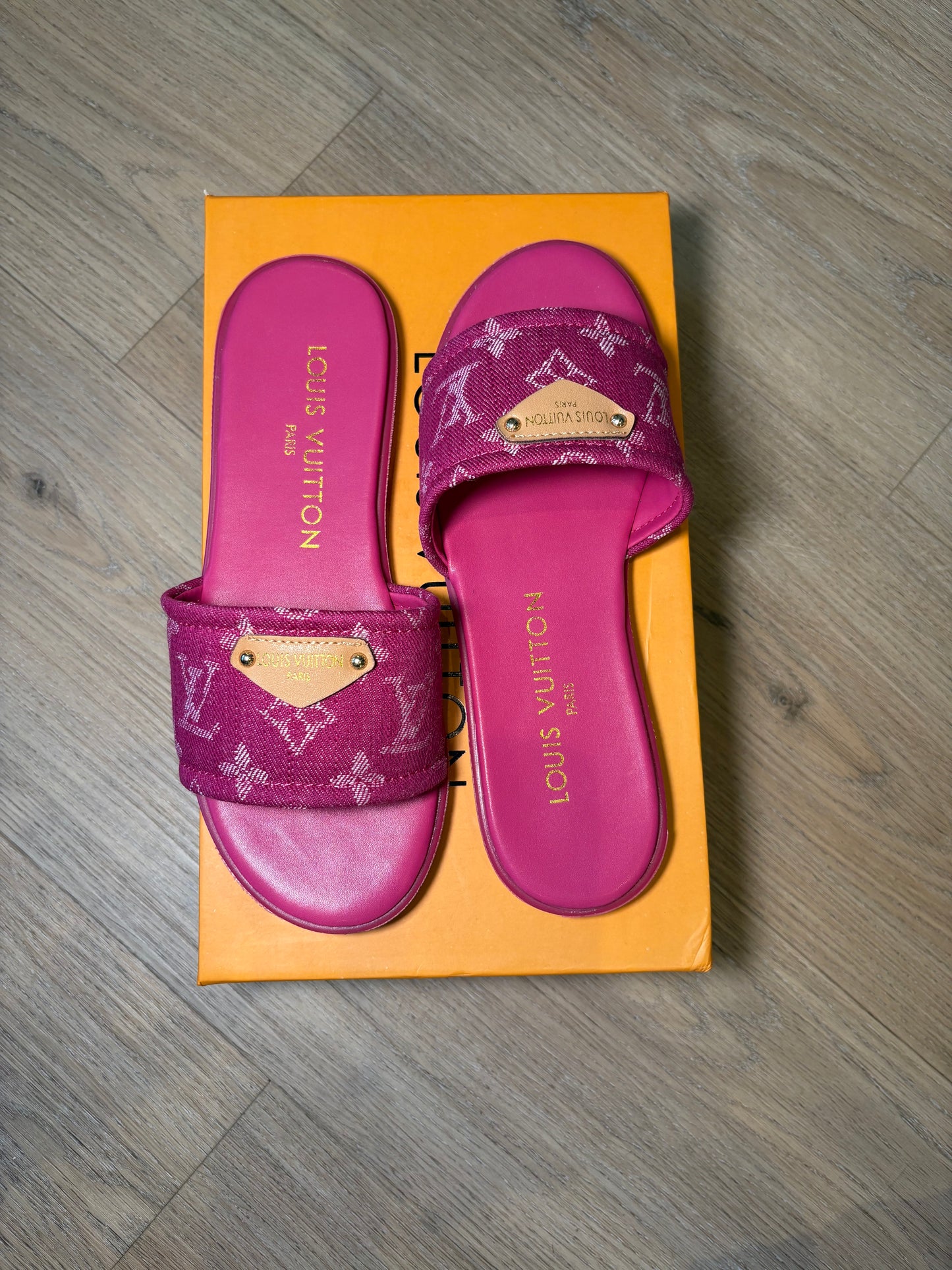 Pink Dupe lily sandals