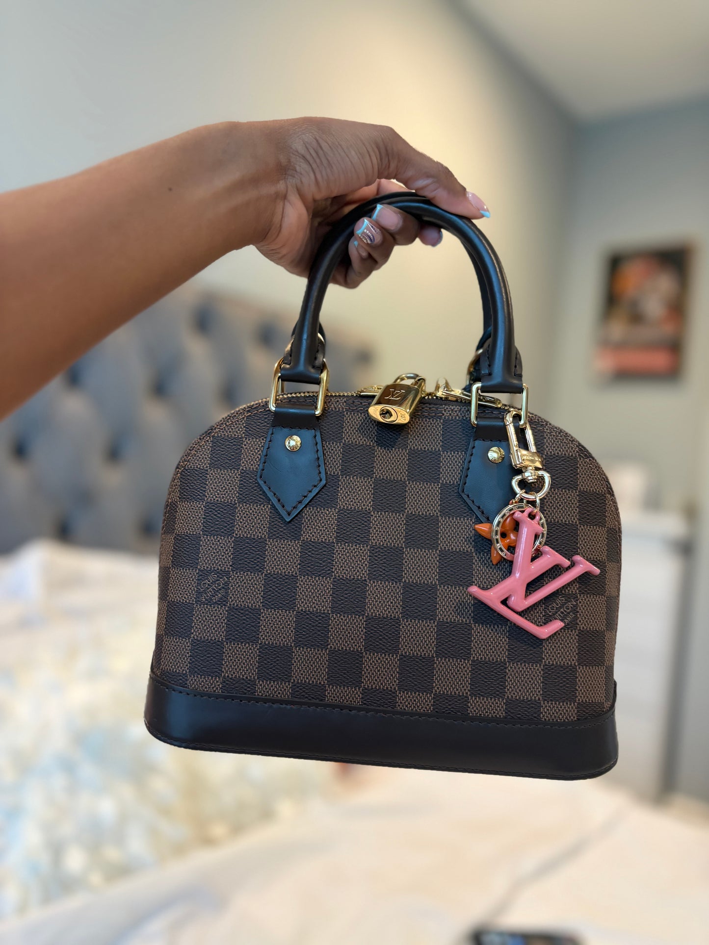 Bag charm and key holder